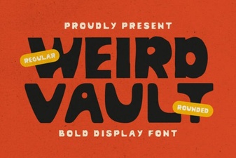 Weird Vault Font – Bold and Quirky Display Typeface for Creative Projects