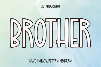 Brother Font: Creative Typography for Bold Design Projects
