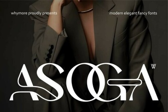 Asoga Font: Clean Modern Typeface for Creative Design Projects