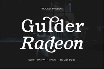 Gulder Radeon Font: Bold Typography for Modern Design