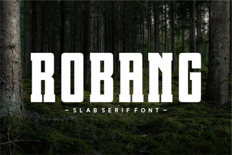Robang Font: Creative Typography for Modern Design